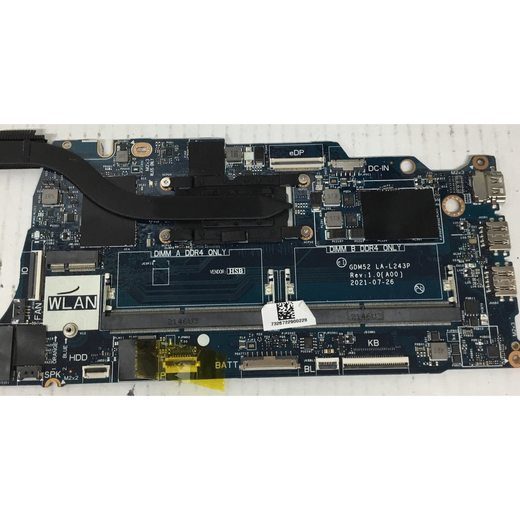 FOR PARTS/DEFECTIVE OEM Dell Inspiron 15 3511 Motherboard i5 1035G1 03P9HH