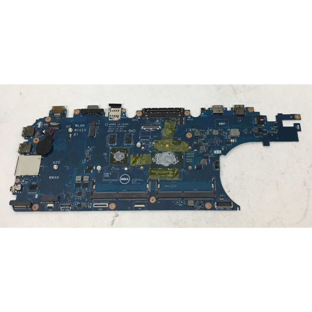 For Parts Dell Latitude E5570 Motherboard i7-6600U 2.6GHz LA-C642P READ