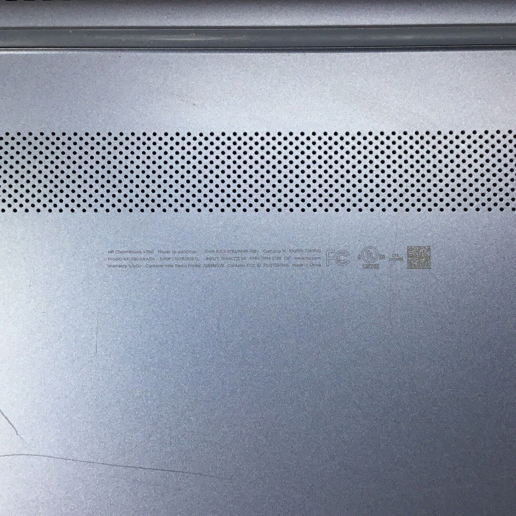 HP Chromebook x360 14-DA0011DX Touch Laptop i3-8130U 8GB RAM 64GB - For Parts