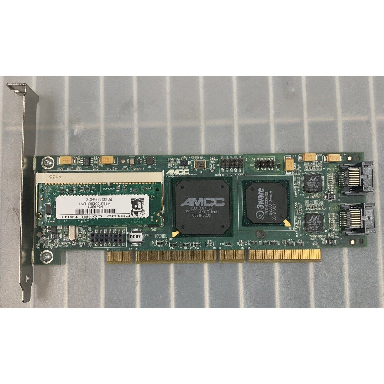 3WARE 9500S-4LP 4 PORT SATA RAID CARD with 128MB Memory (No Cables)