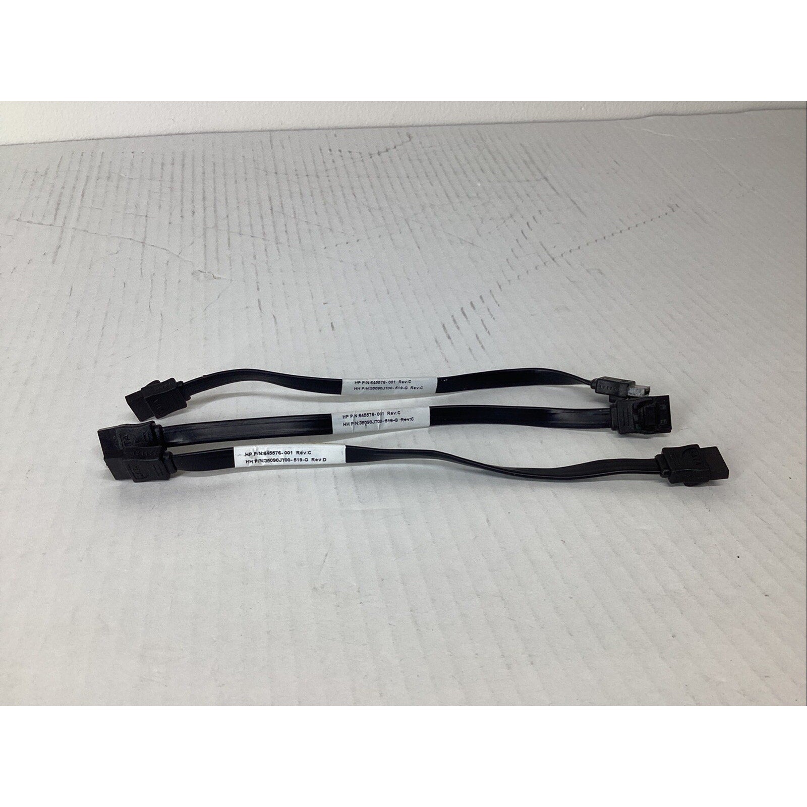 Lot of 3 - Desktop Black SATA Power Cable 645576-001 HP Pavilion