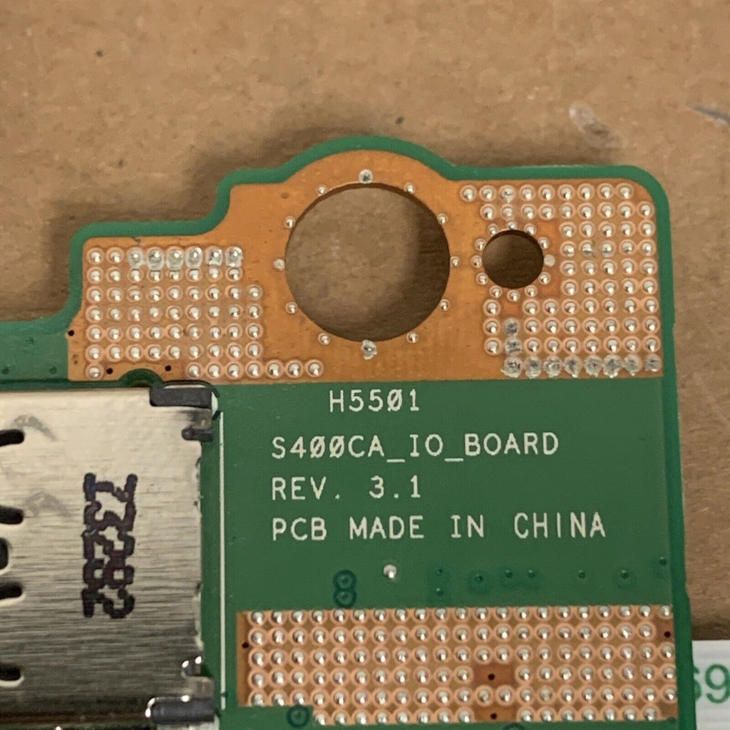 ORIGINAL ASUS S400C/V500 IO BOARD & CABLE 60NB0050-IO1 - S400CA_IO_Board - H5501