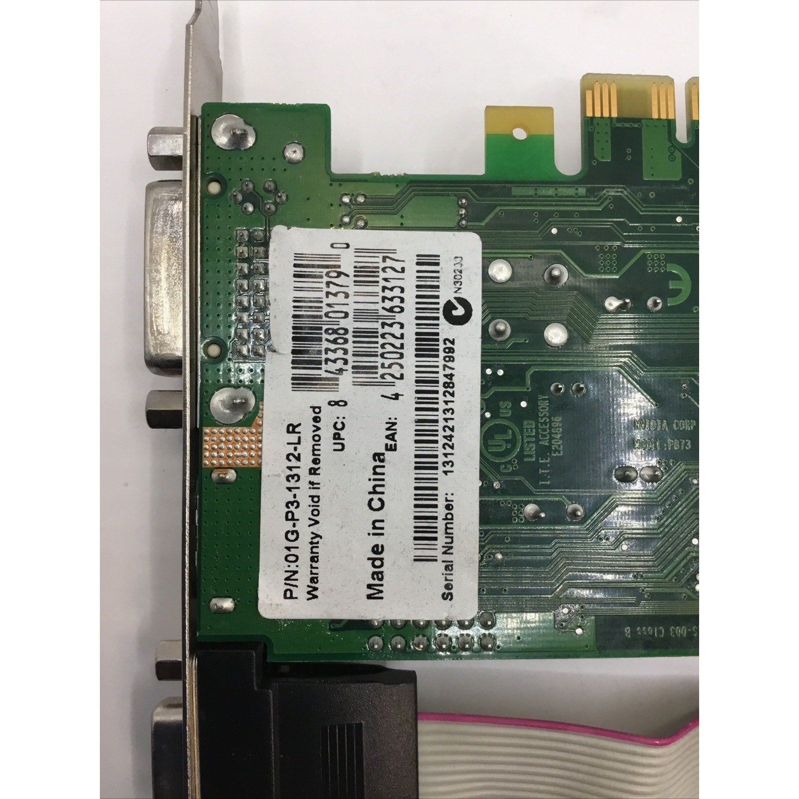 Nvidia GeForce 210 DDR3 1GB PCI-e HDMI DVI VGA Graphics Card P672 01G-P3-1312-LR