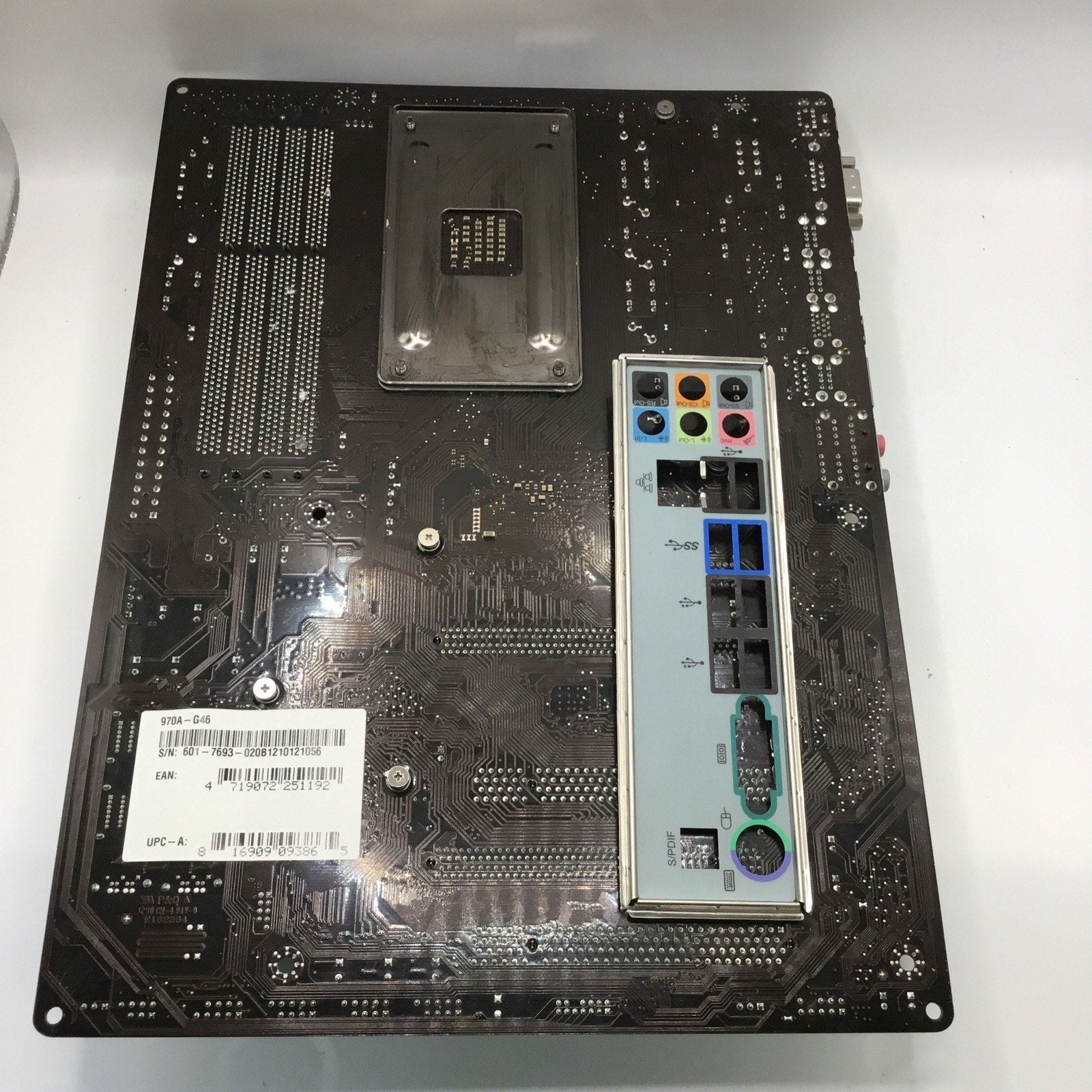 MSI 970A-G46 AM3+ Motherboard + AMD Phenom II CPU + 32 GB RAM + I/O PLATE