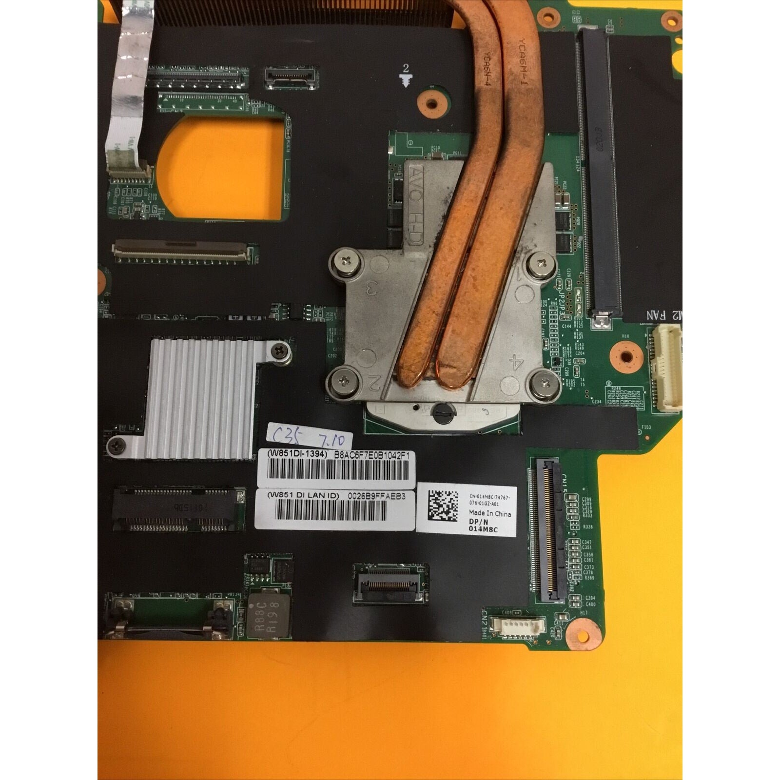 FOR PARTS FOR DELL Alienware M17X R2 Motherboard 014M8C CN-14M8C