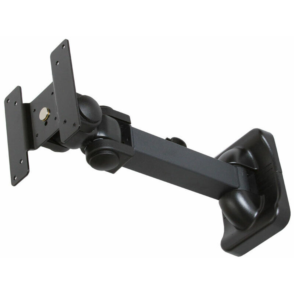 LCD Monitor/TV Single-Arm Wall Mount with Tilt - Up to 24 inch Screens - Black