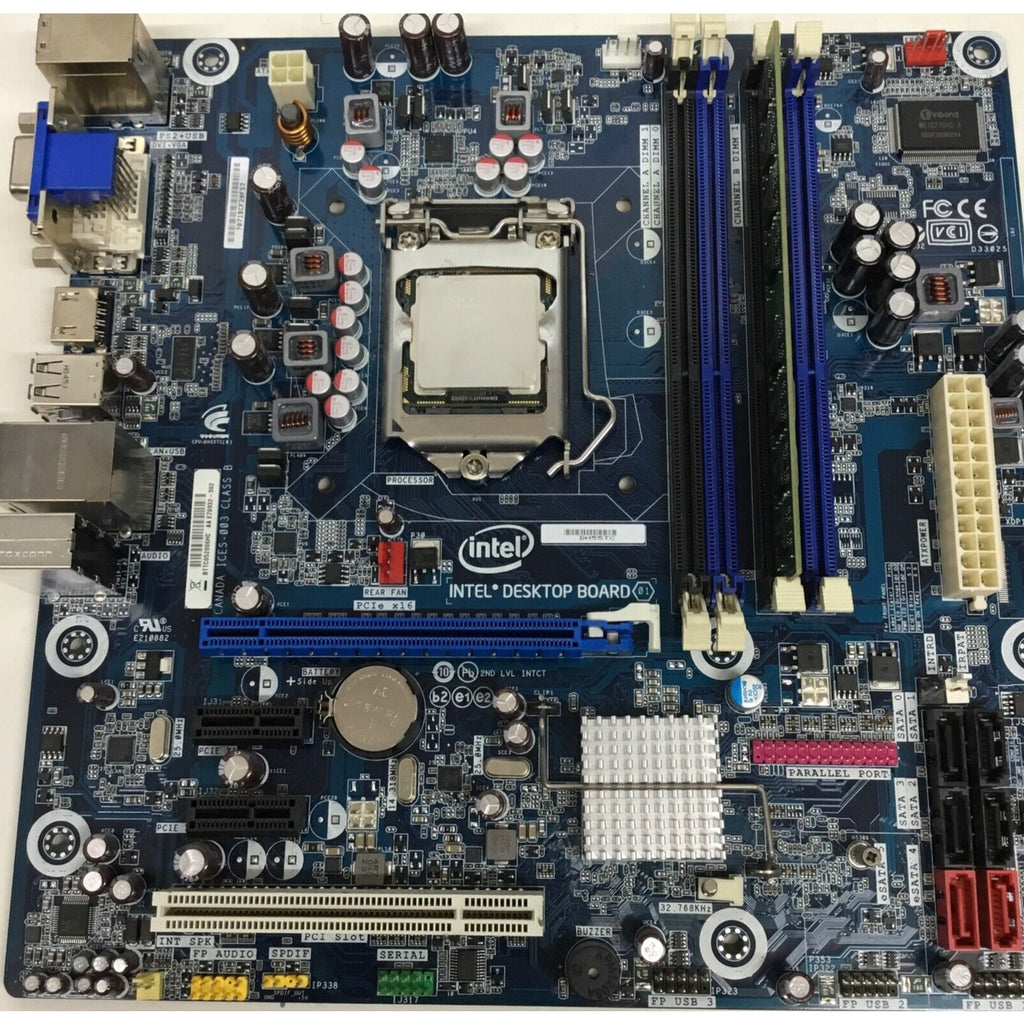 INTEL DH55TC E70932-302 LGA1156 DDR3 MATX Motherboard i3-550 3.20GHz 8GB Ram