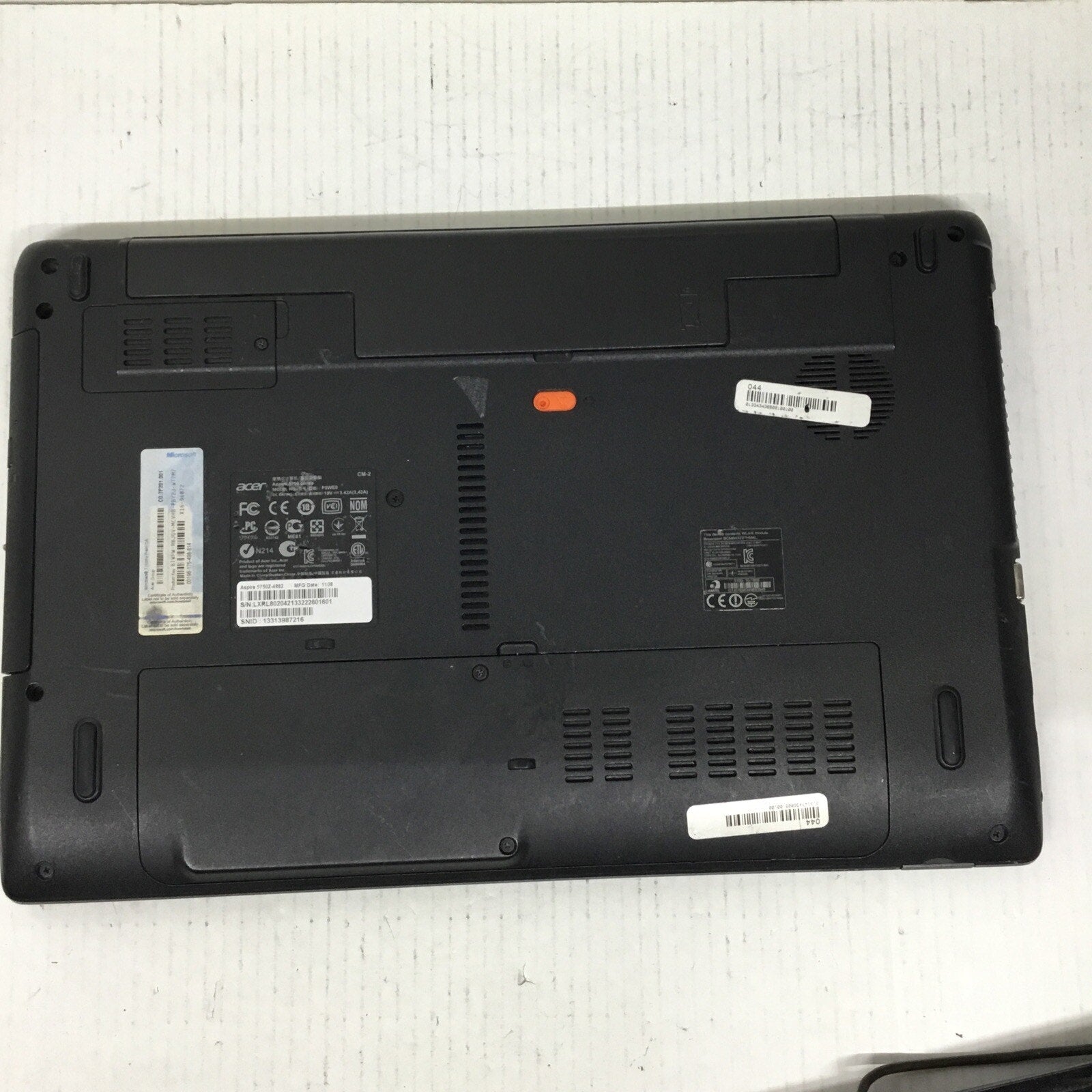 For Parts Acer Aspire 5750Z-4882