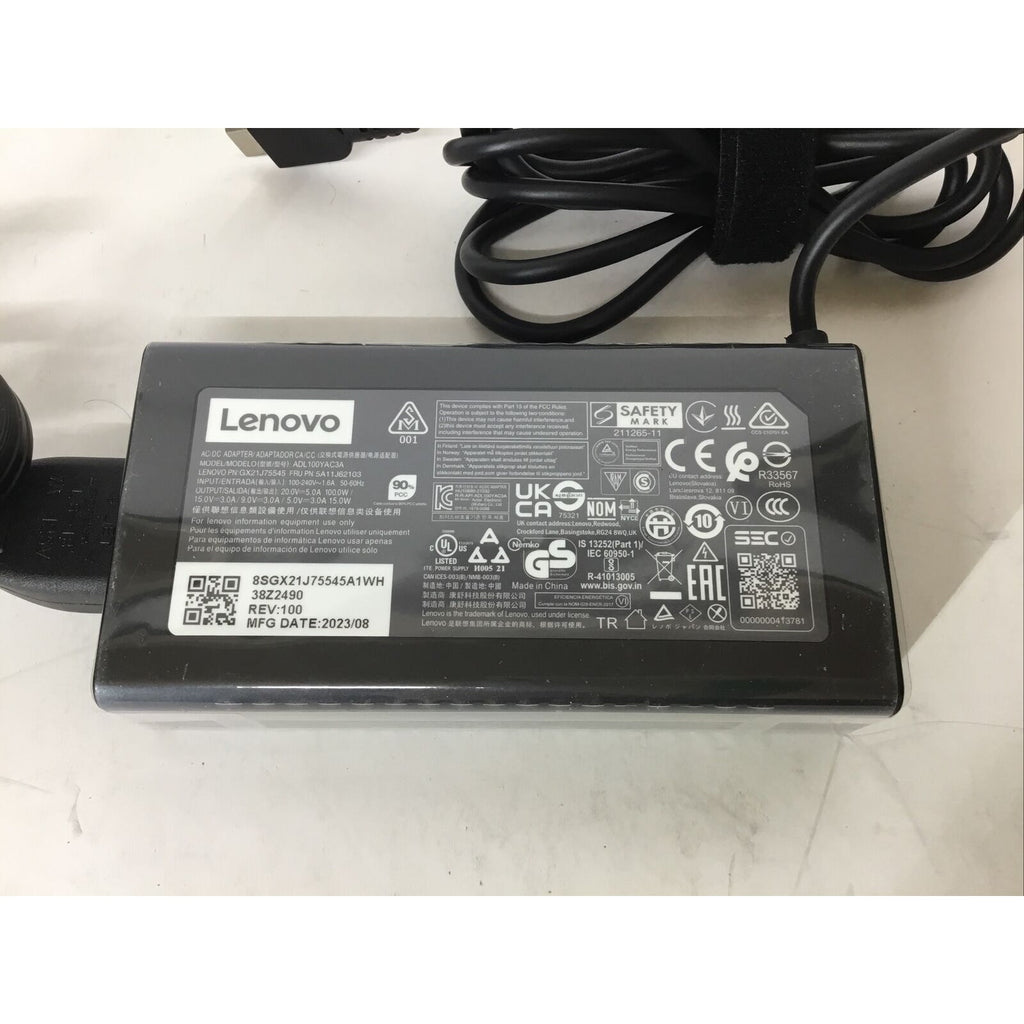 Lenovo Power Supply ADL100YCC3A 100W AC/DC Adapter w/ Cables