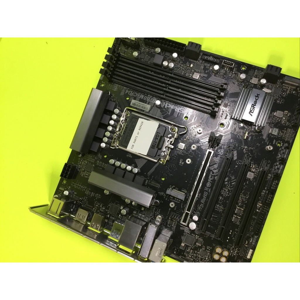 ASROCK B760M-C/D4 WIFI Motherboard FOR PARTS or REPAIR