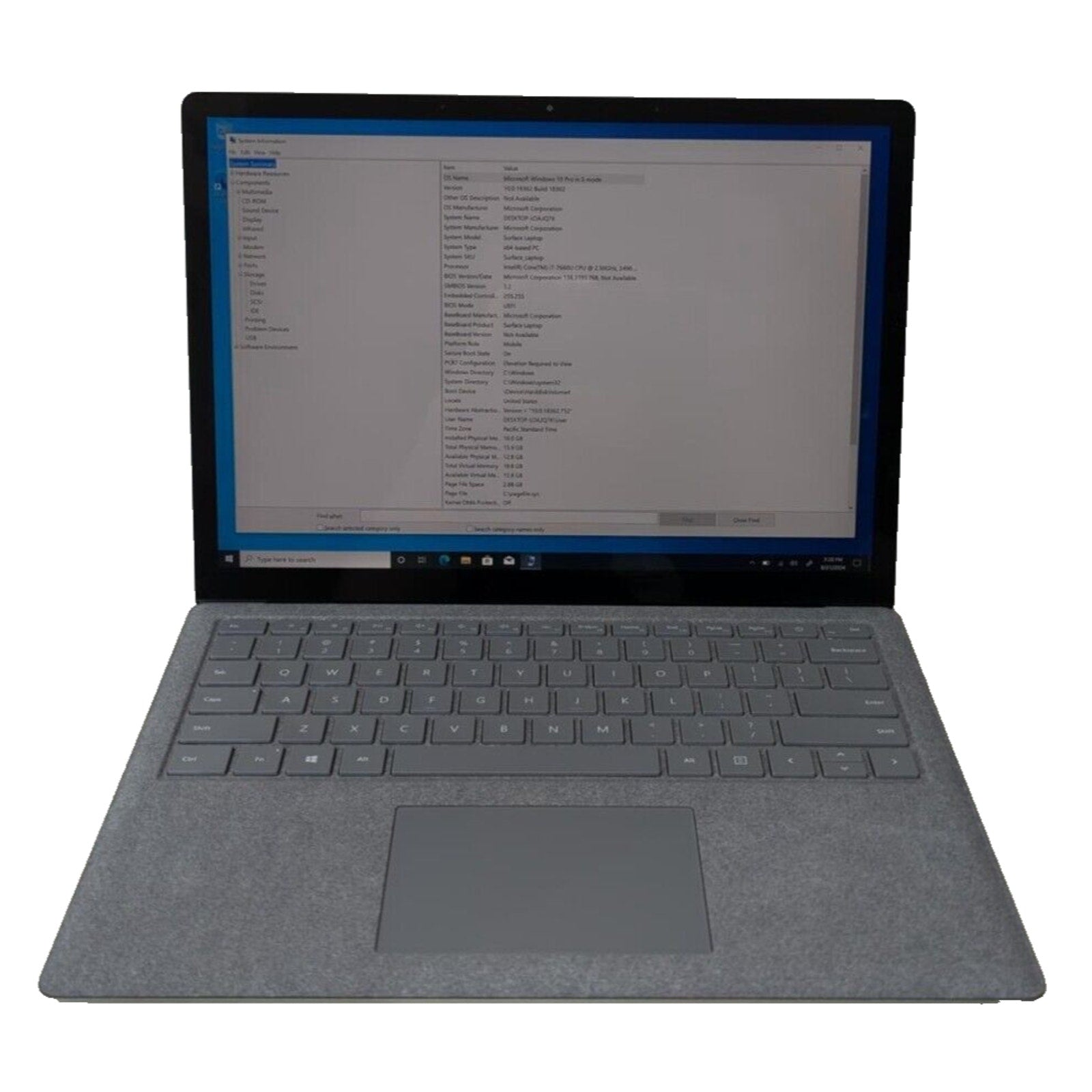 Microsoft Surface Laptop - Core i7-7660U 16GB RAM 512GB SSD - Model 1769