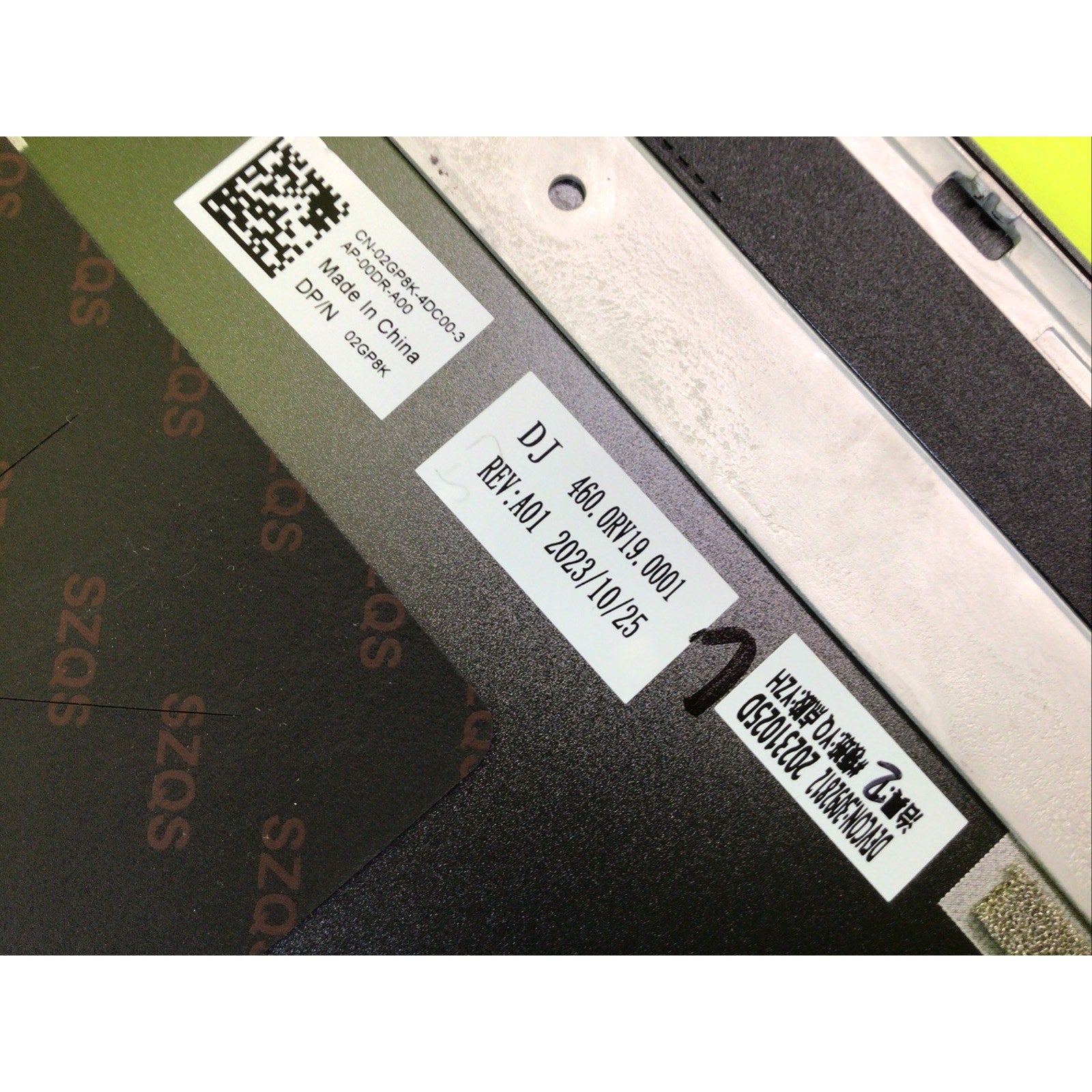 Dell Alienware M16 R1 Laptop LCD Back Cover 02GP8K