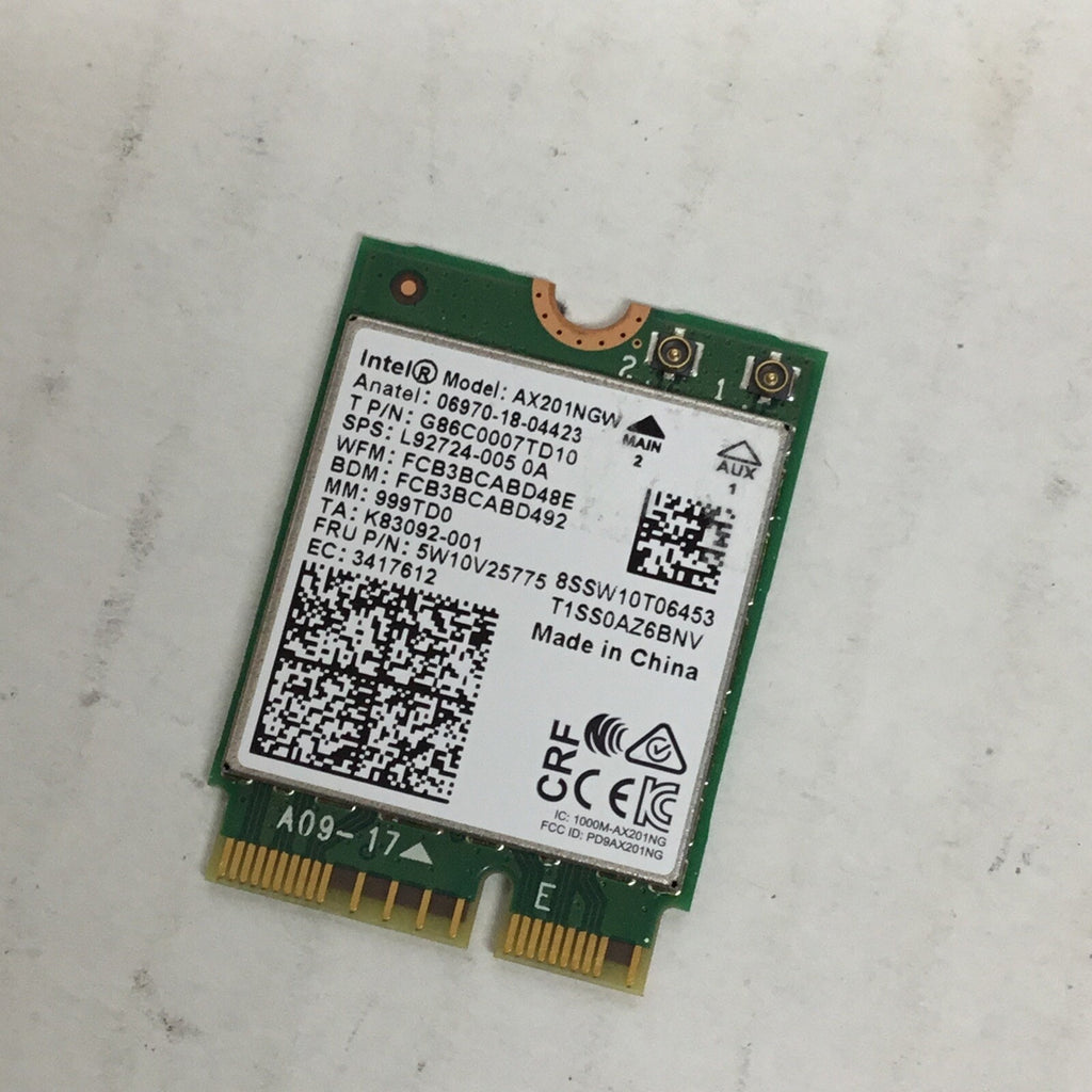 Lenovo Yoga 7 14ITL5 15ITL5 Wireless WiFi Bluetooth Card AX201NGW 5W10V25775