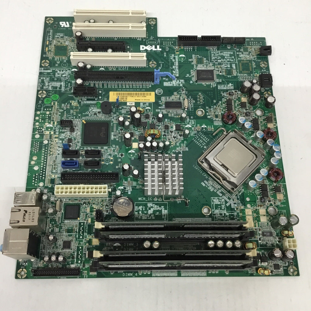 READ Dell Dimension 9100 Motherboard 0X8582 W/Intel Pentium 830 SL88S + 4GB RAM