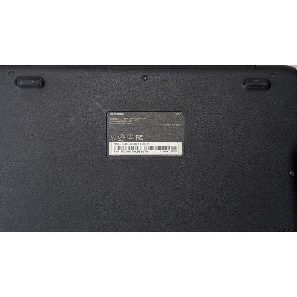 NO CHARGER - Samsung Chromebook 3 11.6'' - N3050, 2GB RAM, 16GB (XE500C13-K01US)