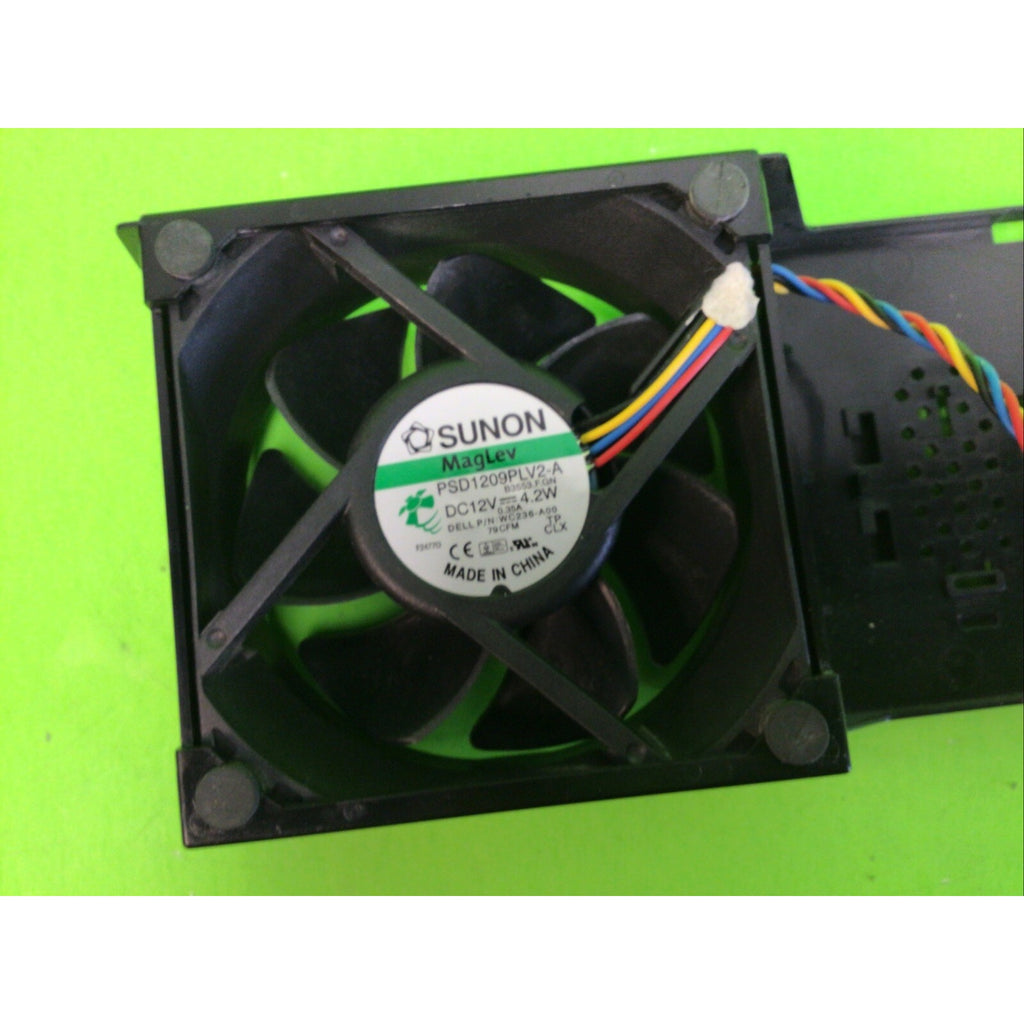 Dell Dimension 4000, 2000 3000 Fan and Shroud 0D1592 D0859 3610KL-04W-B66 #7173