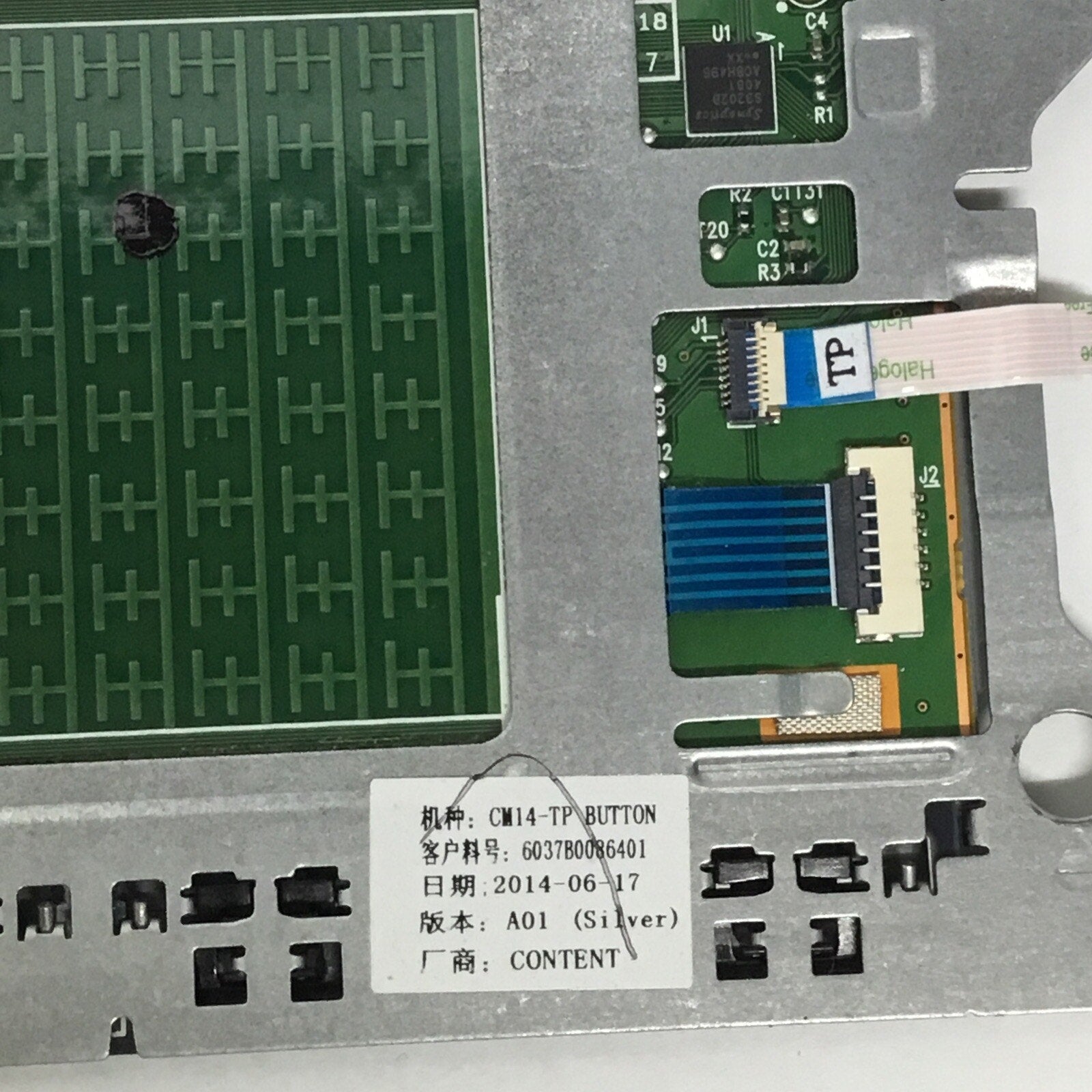 HP Elitebook 840 G2 G1 Laptop Touchpad Sensor Module 6037B0086401