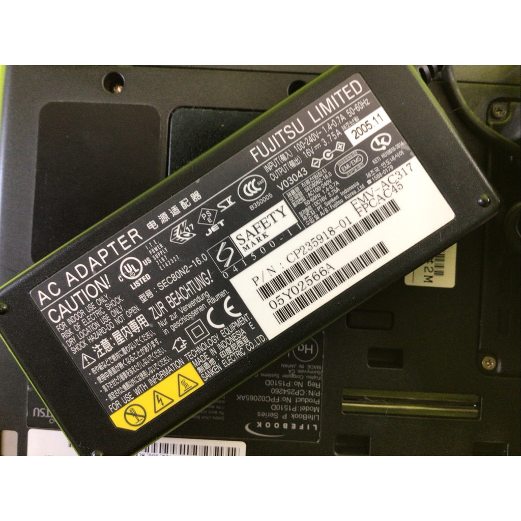 Vintage Fujitsu LifeBook P1510D Tablet PC Pentium M 1.20GHz 512MB RAM 30GB HDD