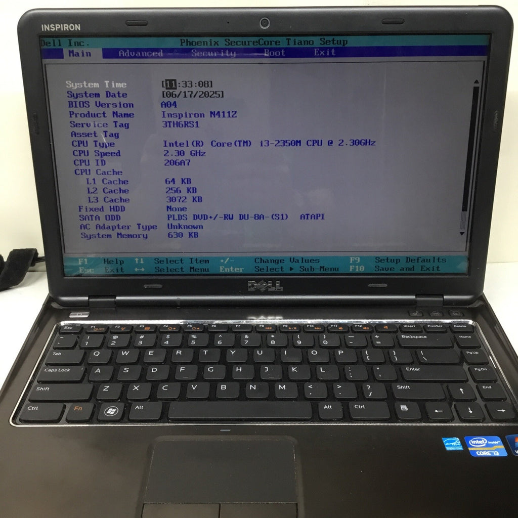 DELL INSPIRON 14Z-N411Z - FOR PARTS - INTEL i3-2350m - READ DESCRIPTION -