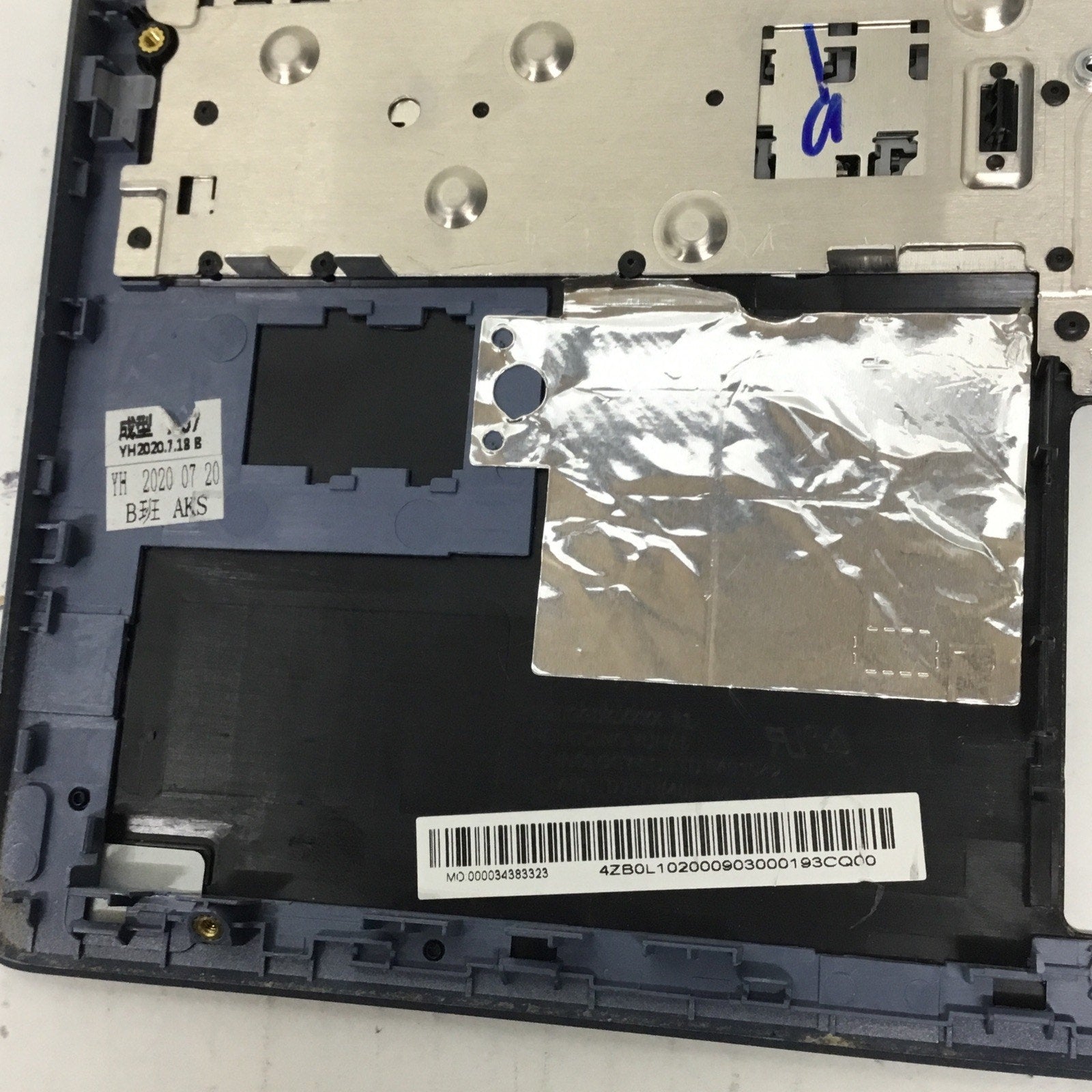 For Parts HP Pavilion X360 14-DH Palmrest with Keyboard Silver Edge L53796-001