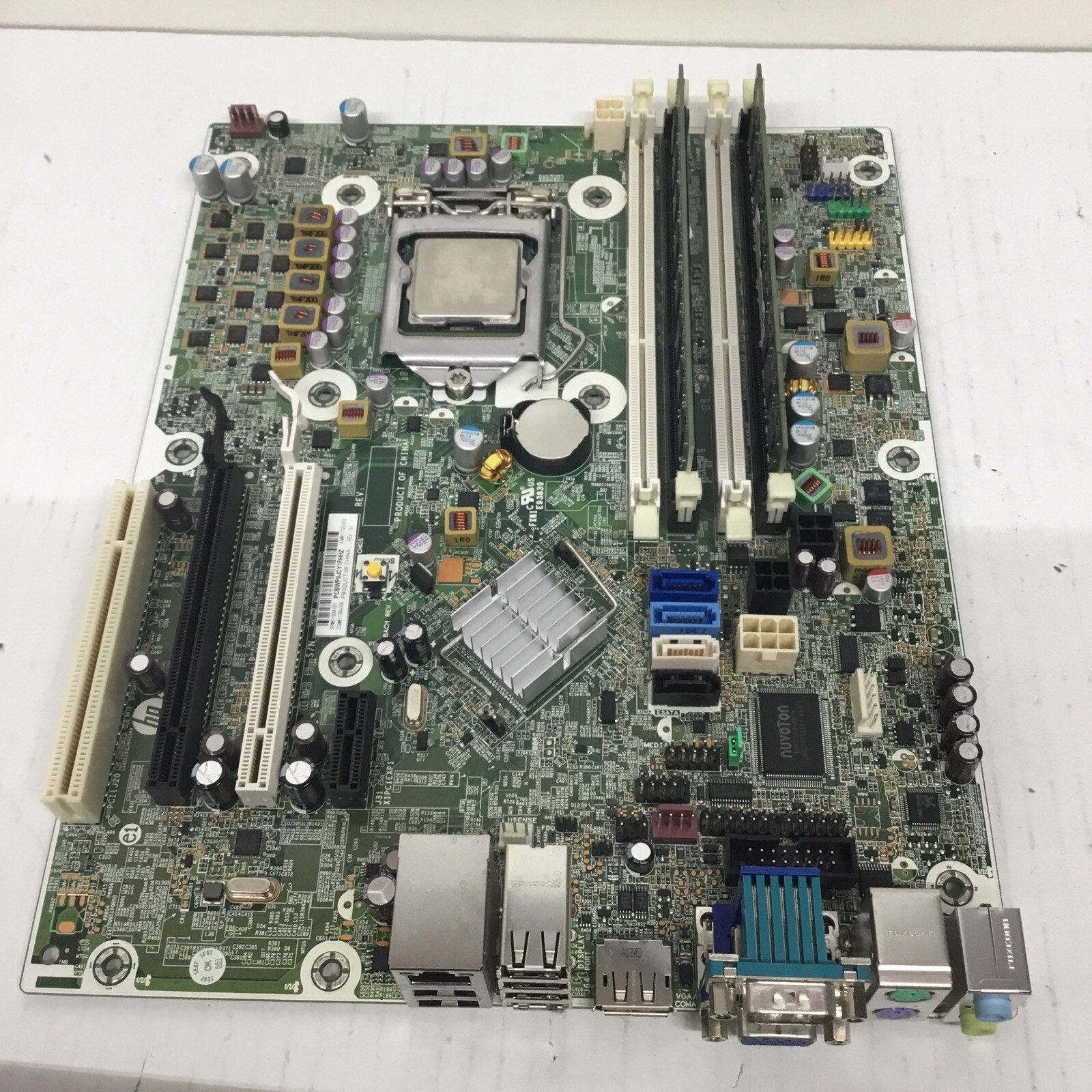 HP Elite Motherboard LGA1155 611793-002 i5-2400 8GB Ram No IO Shield