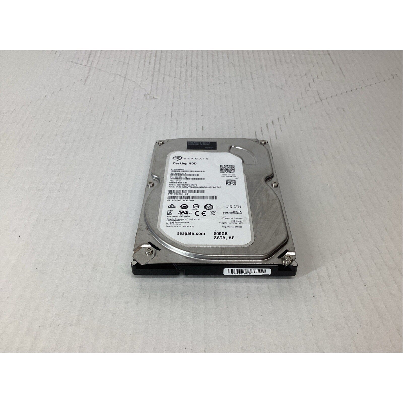 Seagate Barracuda ST500DM002 3.5" 500GB 7200RPM SATA Hard Drive 1BD142-021