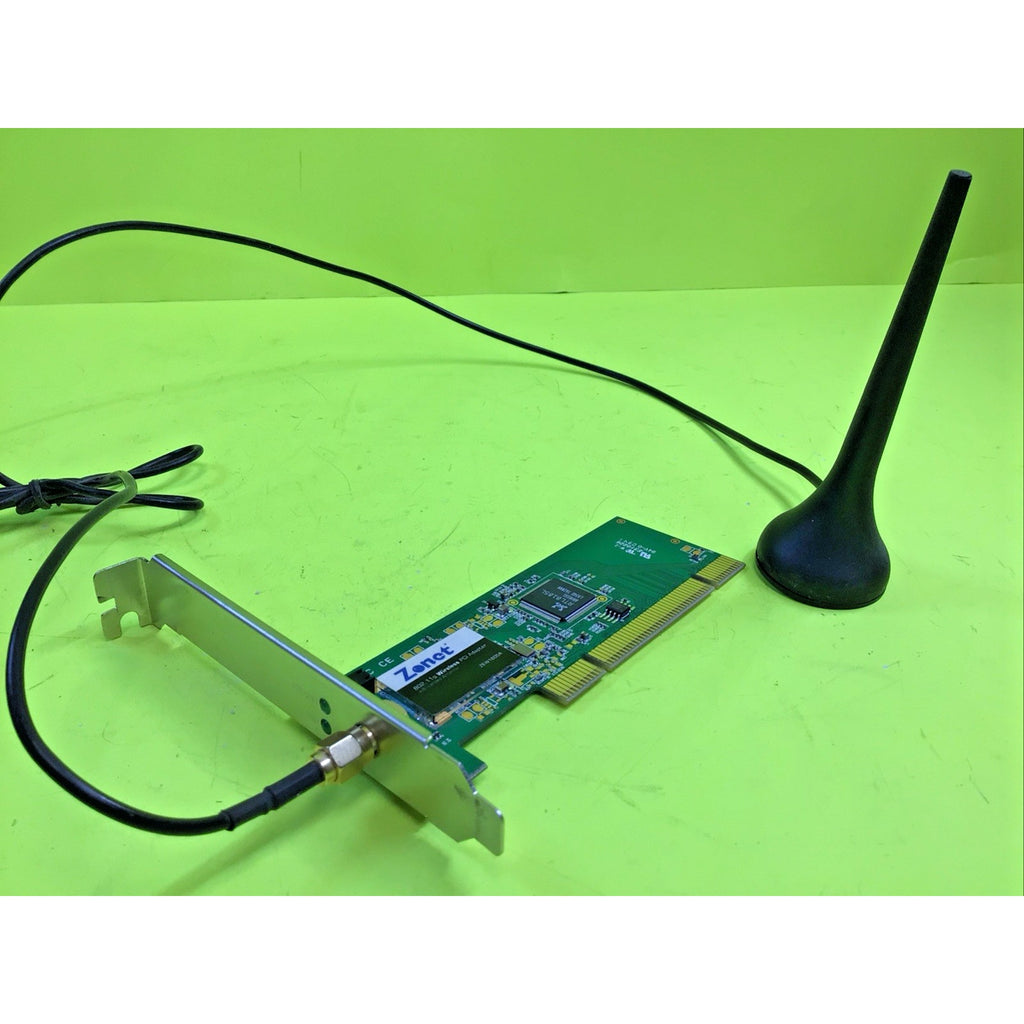 ZONET ZEW1605A 802.11g PCI Wireless Adapter Card with Antenna