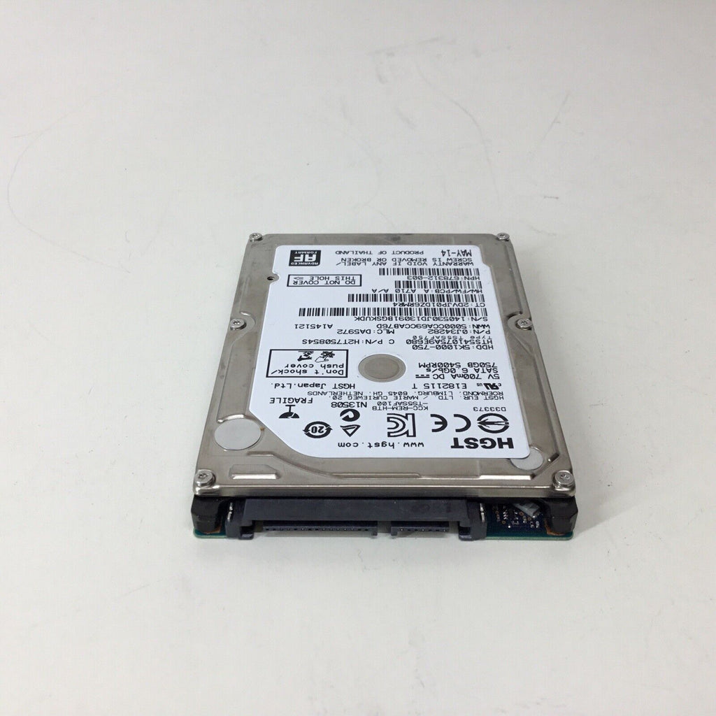 HGST HTS541075A9E680 0J34282 750GB 5400RPM SATA 6.0Gb/s HDD - For Parts