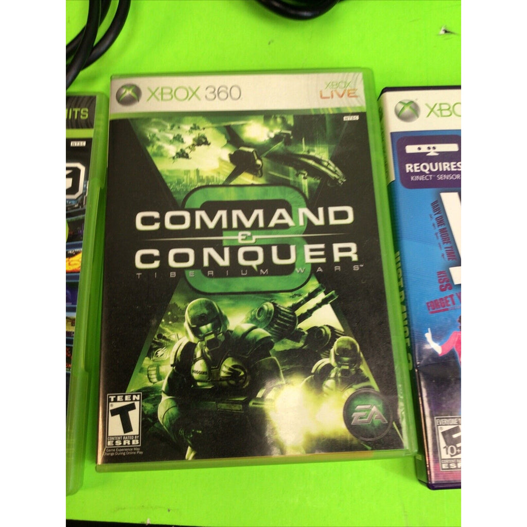 Microsoft Xbox 360 S 2GB Console Bundle With Kinect 2 Controllers 5 Games