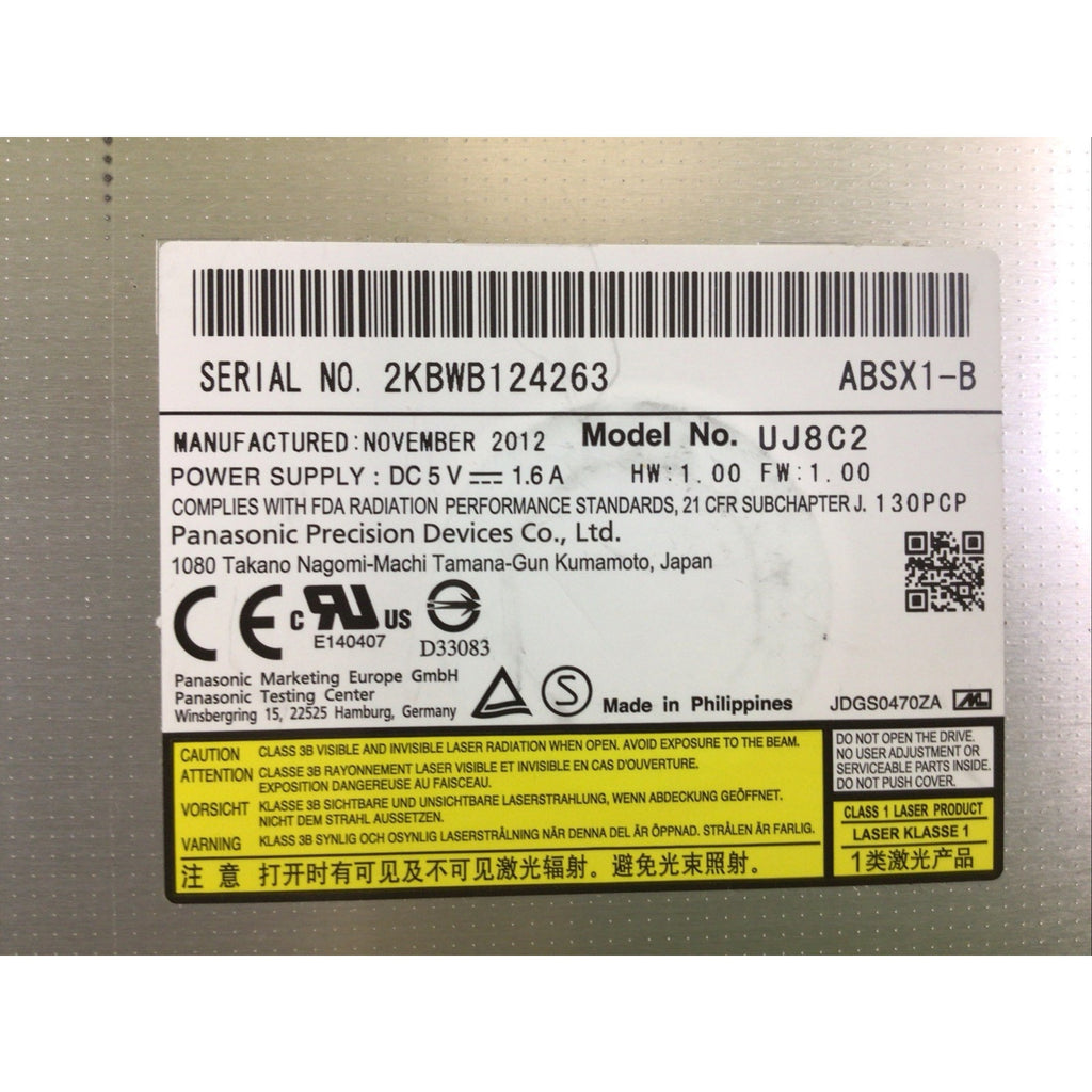Dell Latitude E6530 E6430 E6520 E6420 DVD Drive Model UJ8C2