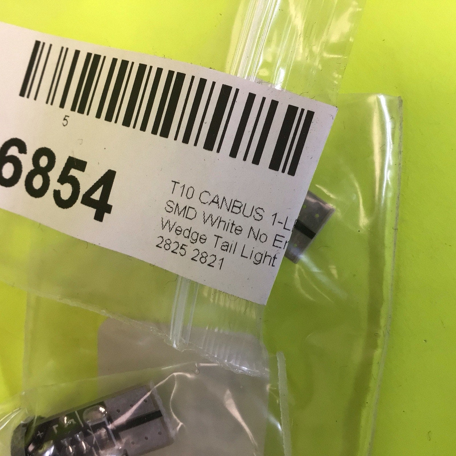 14 Pcs T10 CANBUS 1-LED 5050SMD White No Error Wedge Tail Light W5W 2825 2821