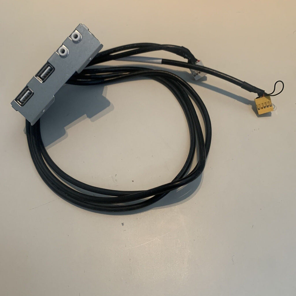 DELL STUDIO XPS 8000 TOP USB AUDIO PORT I/O PANEL W/ CABLE Y514R 5G44F 1B231H400