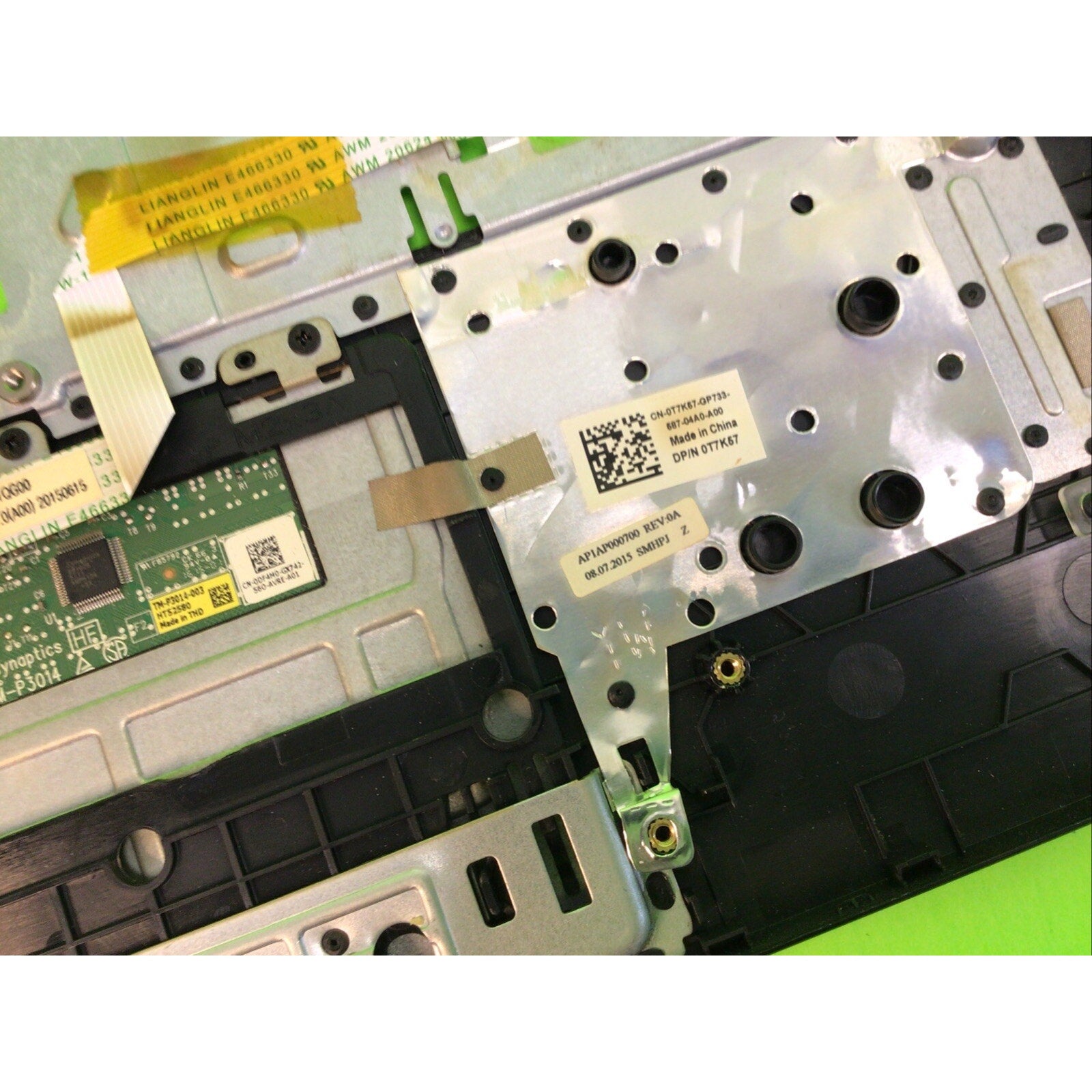 DELL INSPRION 15 5558 5555 PALMREST TOUCHPAD *LAM12* 0T7K57 T7K57