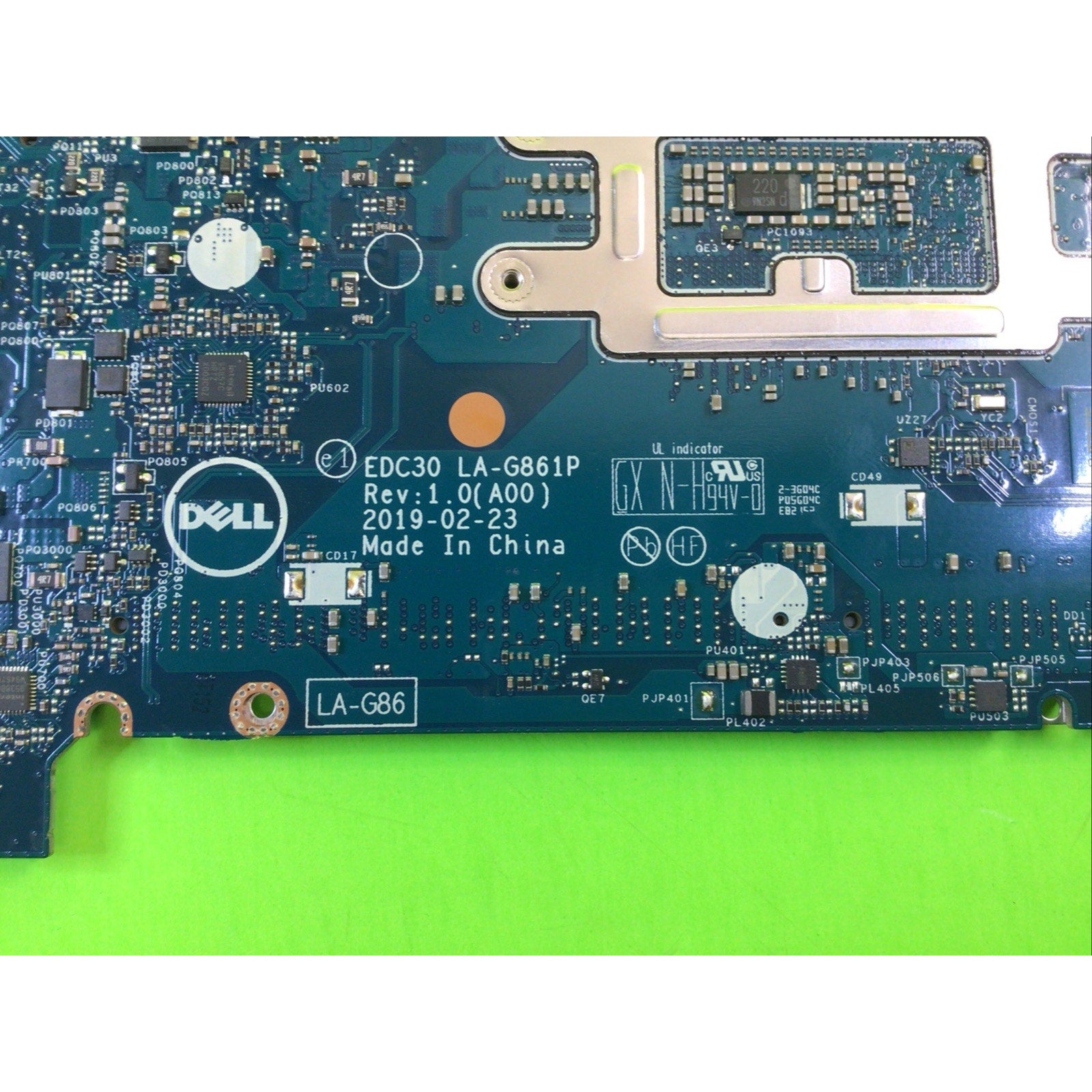 Dell Latitude 7300 i5-8365U Motherboard 9XFPT