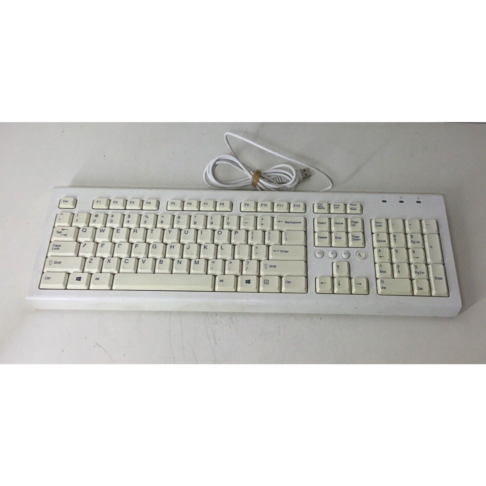 904367-001 HP Wired USB Keyboard White PR1101U