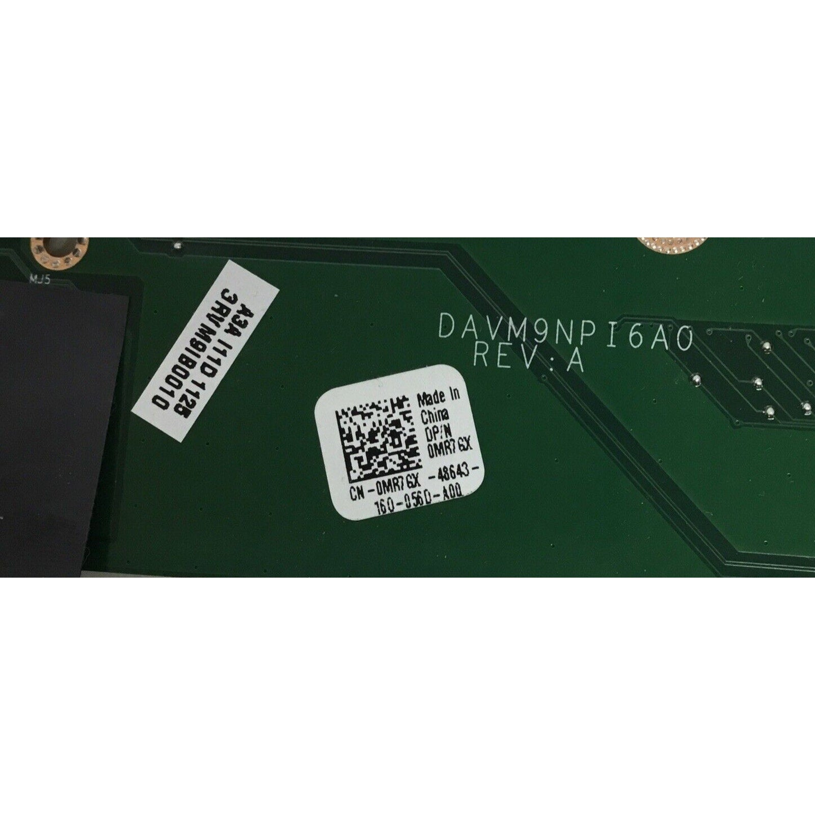 MR76X DAVM9NPI6A0 OEM DELL USB SD CARD READER BOARD VOSTRO 1015 PP37L SERIES