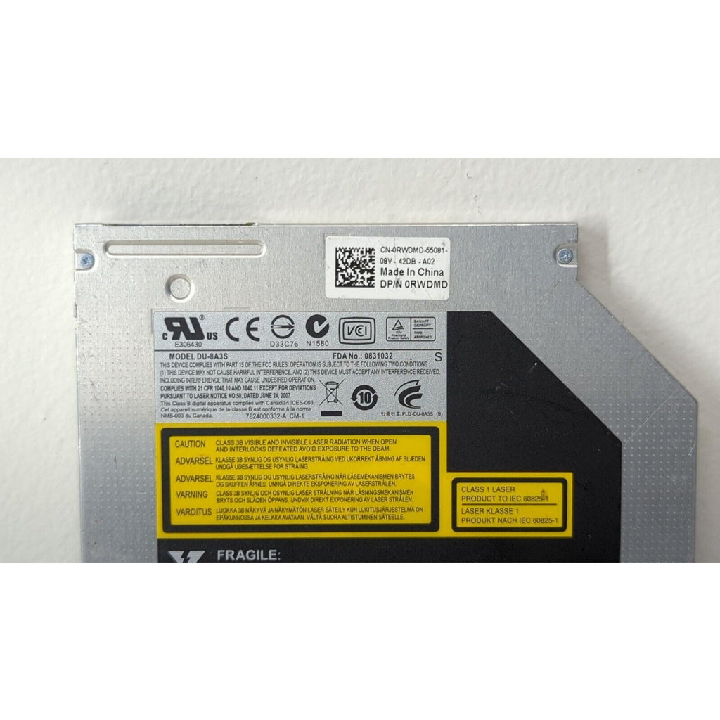 OEM Dell DVD-RW Rewritable Drive DU-8A3SH XJRYP 0XJRYP RWDMD 0RWDMD PYC70