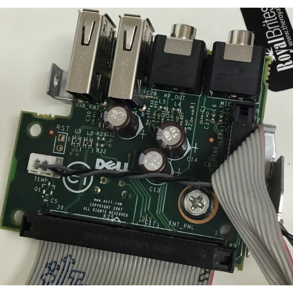 Dell Genuine OptiPlex 755 SFF USB/Audio Panel W/ Cables XW055 0XW055 L-P