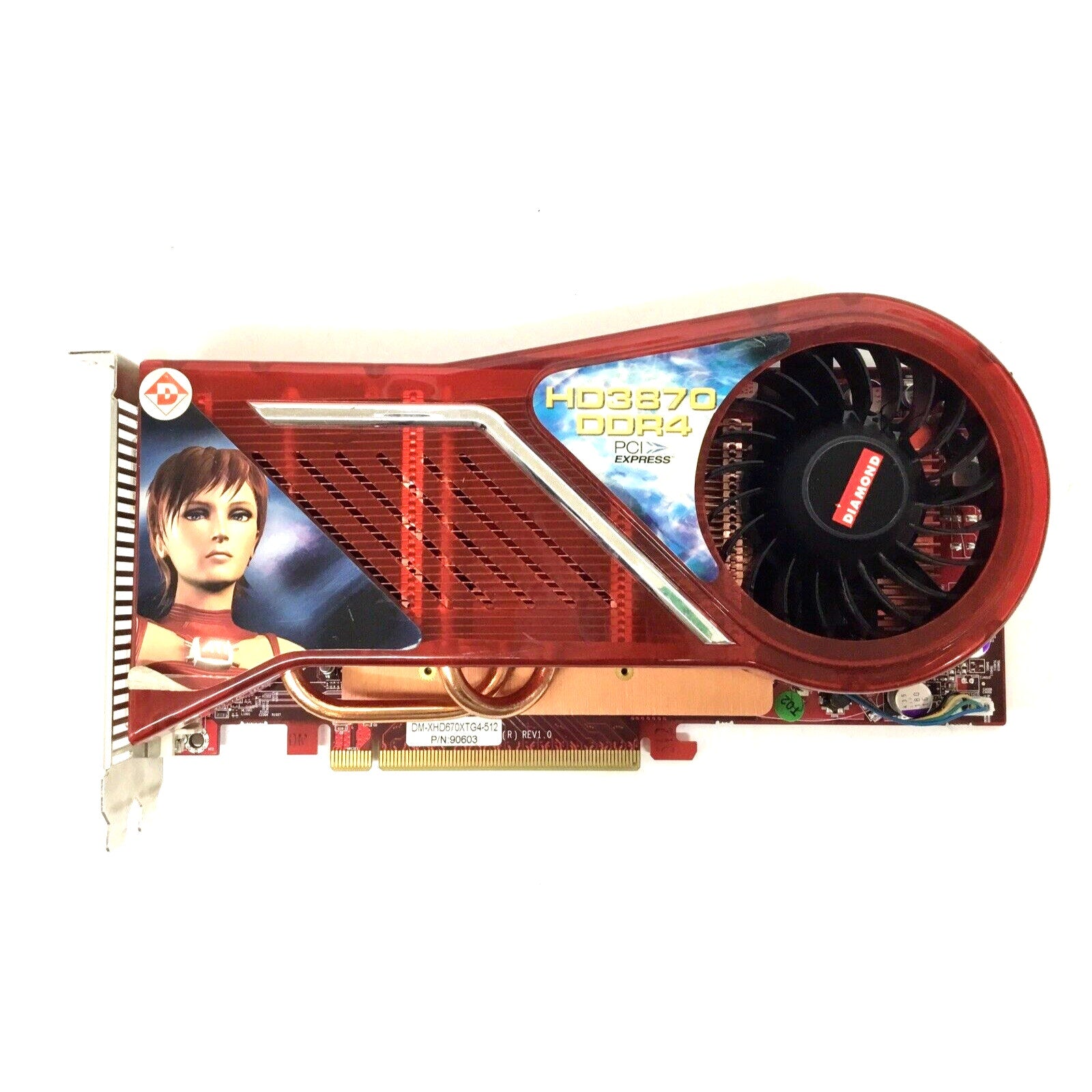 READ Diamond ATI Radeon HD 3870 512MB D-DVI HDTV-O VIVO DDR4 PCIE Graphics Card