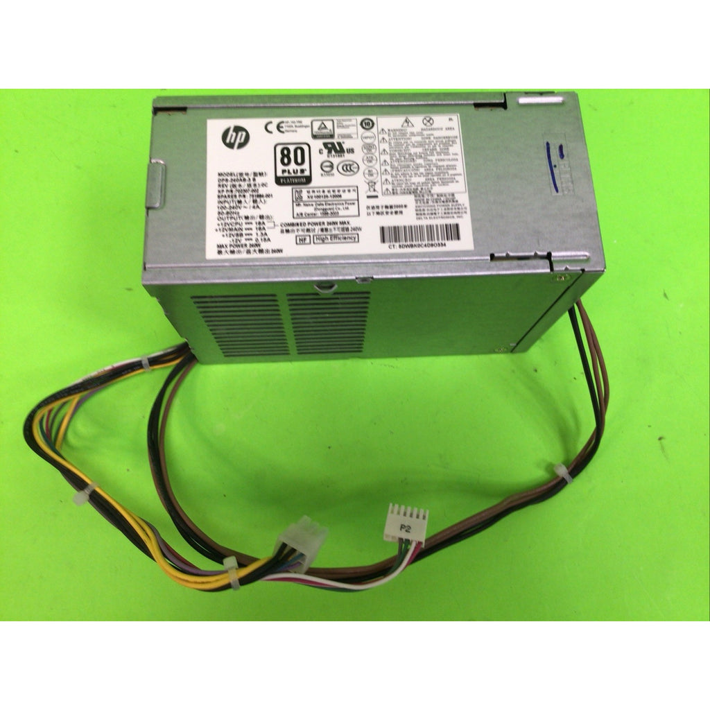 HP 400 600 800 G1 SFF 240W Power Supply 751884-001
