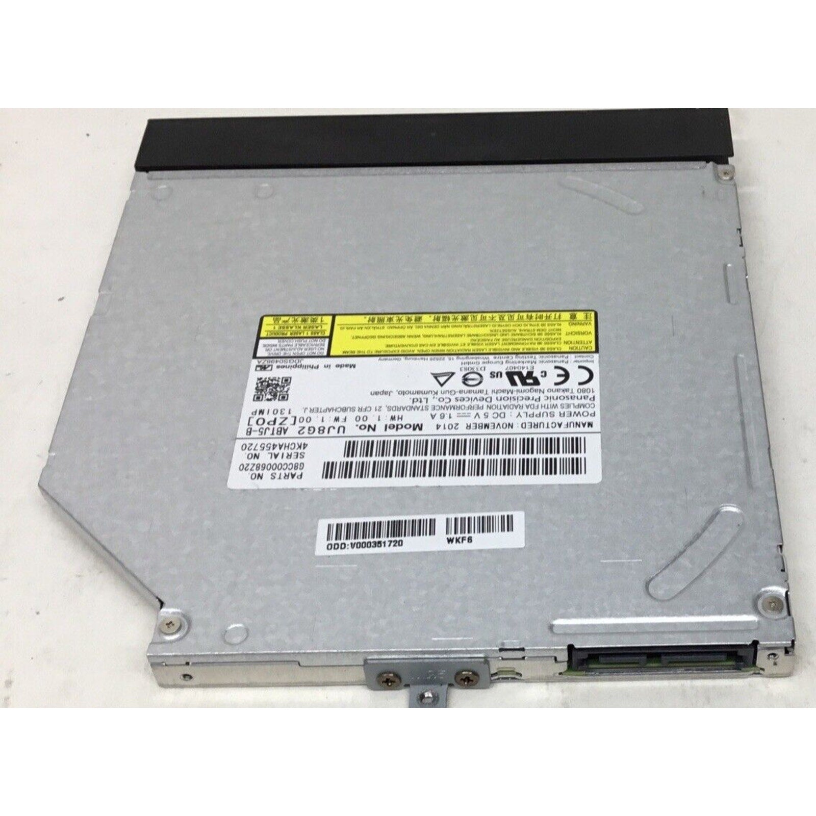0UJ8G2A DVD W BEZEL COVER G8CC00068Z20
