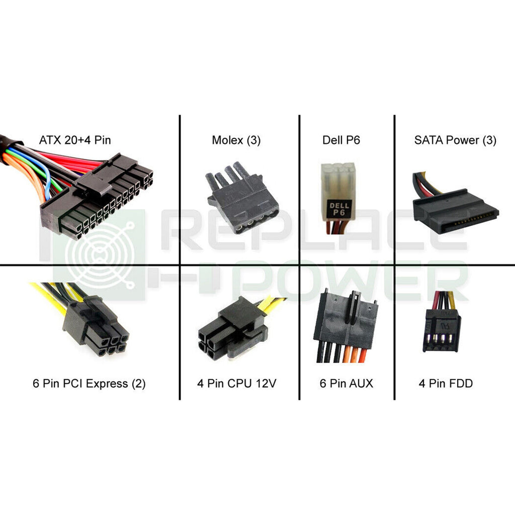 Power Supply Replacement for HP Bestec ATX-250-12Z, ATX-300-12Z, ATX-300-12Z CCR