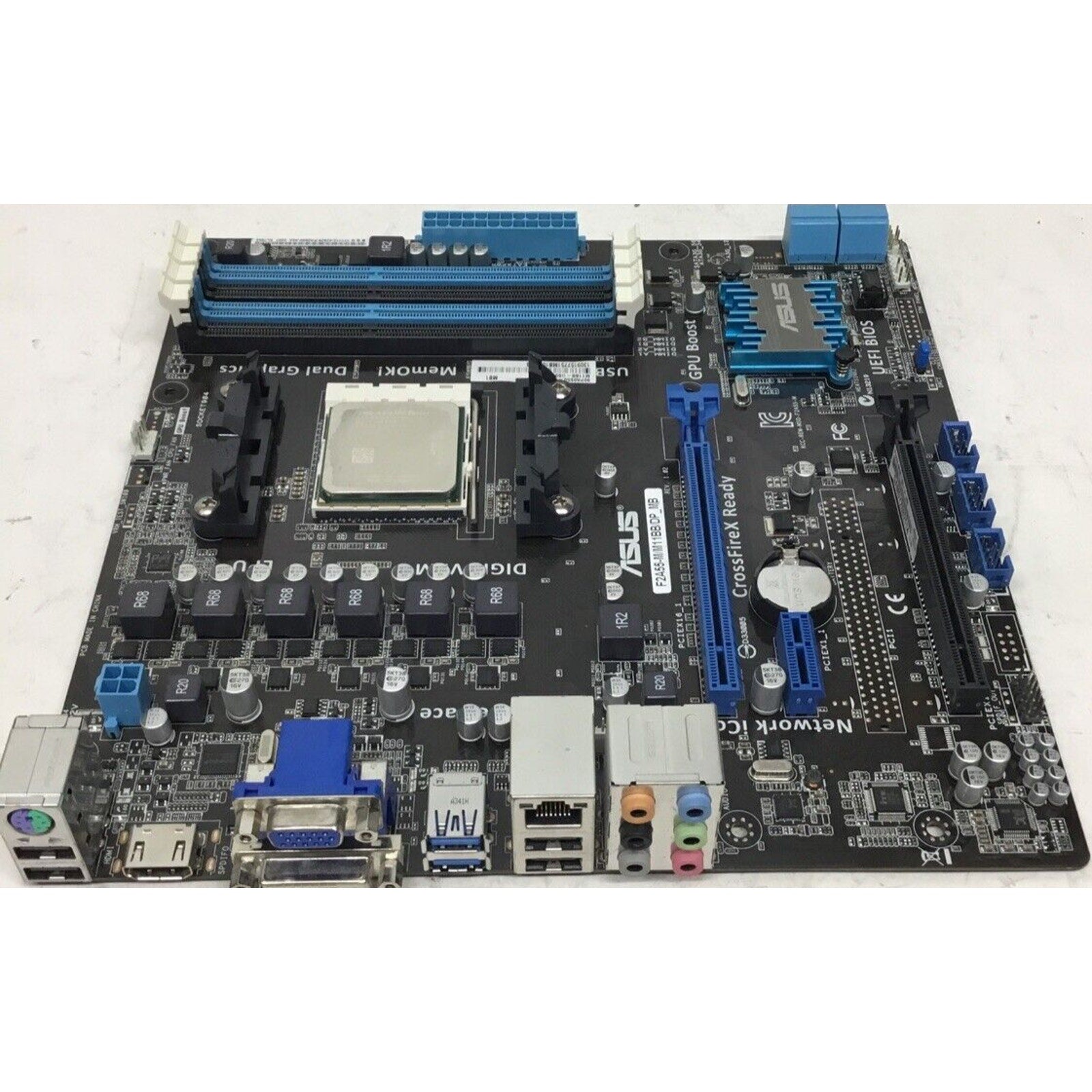 ASUS Motherboard F2A55-M/M11BB/DP_MB WITH IO SHIELD AND CPU
