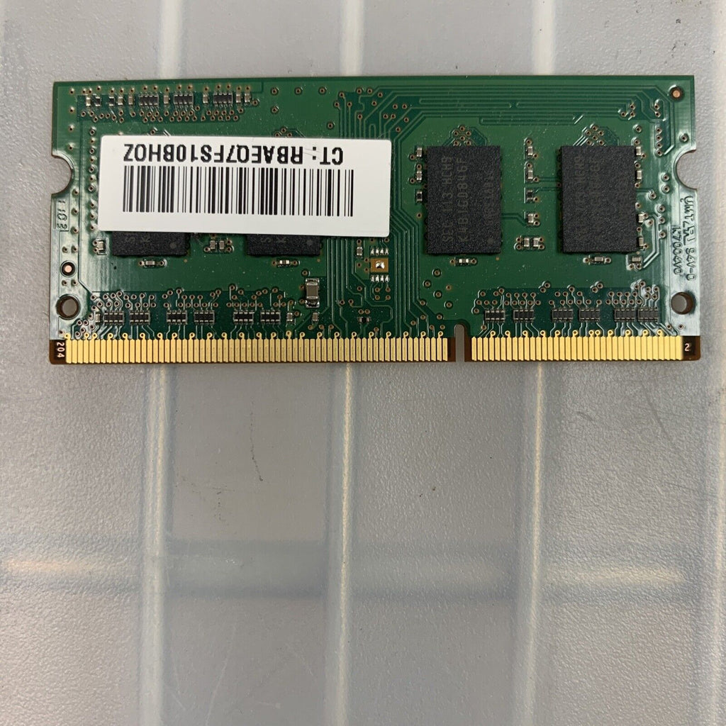 Samsung PC3-10600 (DDR3-1333) 1 GB SO-DIMM 1333 MHz M471B2873FHS-CH9 Memory #B4