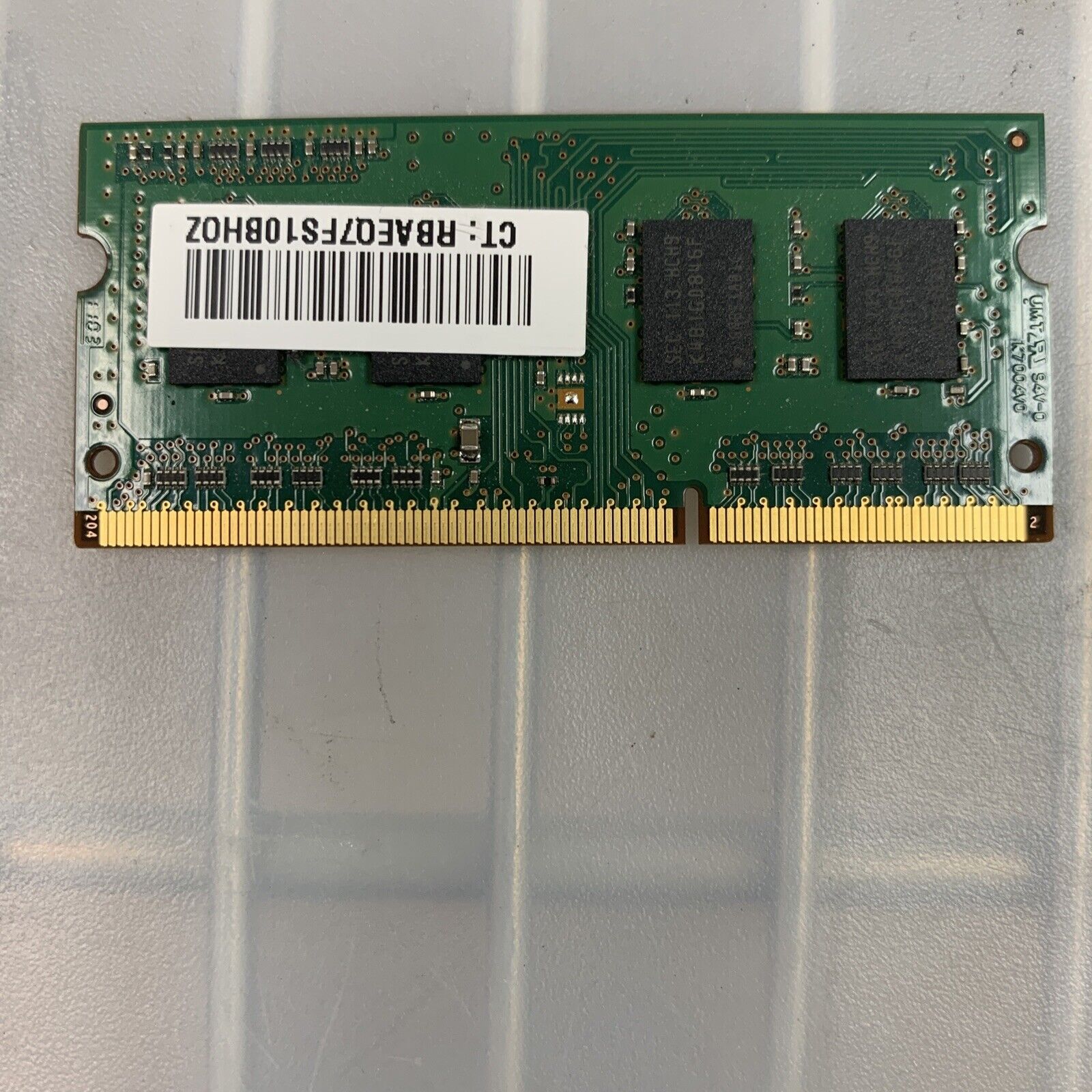Samsung PC3-10600 (DDR3-1333) 1 GB SO-DIMM 1333 MHz M471B2873FHS-CH9 Memory #B4