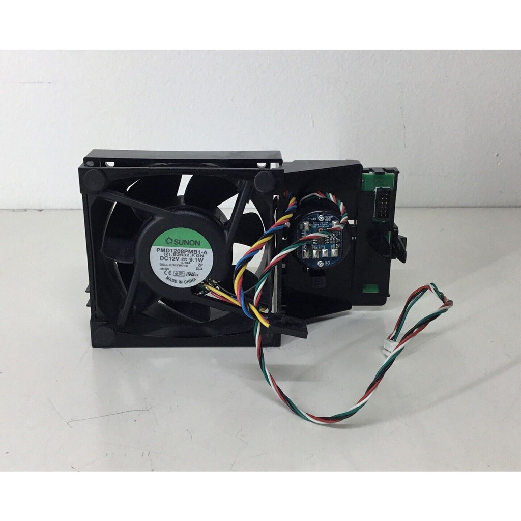 DELL SUNON CPU Cooling Fan w/ Shroud PMD1208PMB1-A YW713