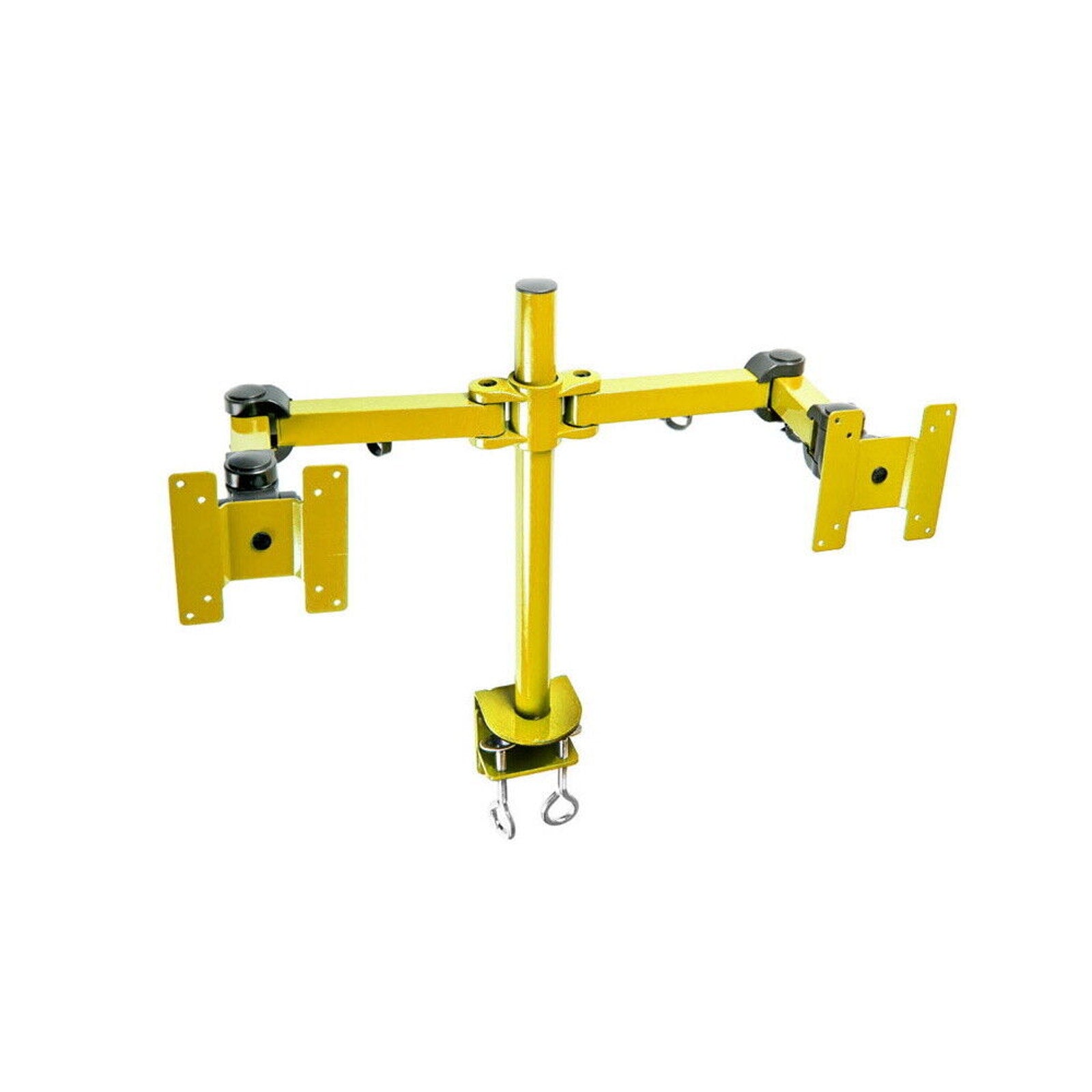 MonMount Dual LCD Monitor Stand Desk Clamp Holds Up to 24-Inch LCD Monitors