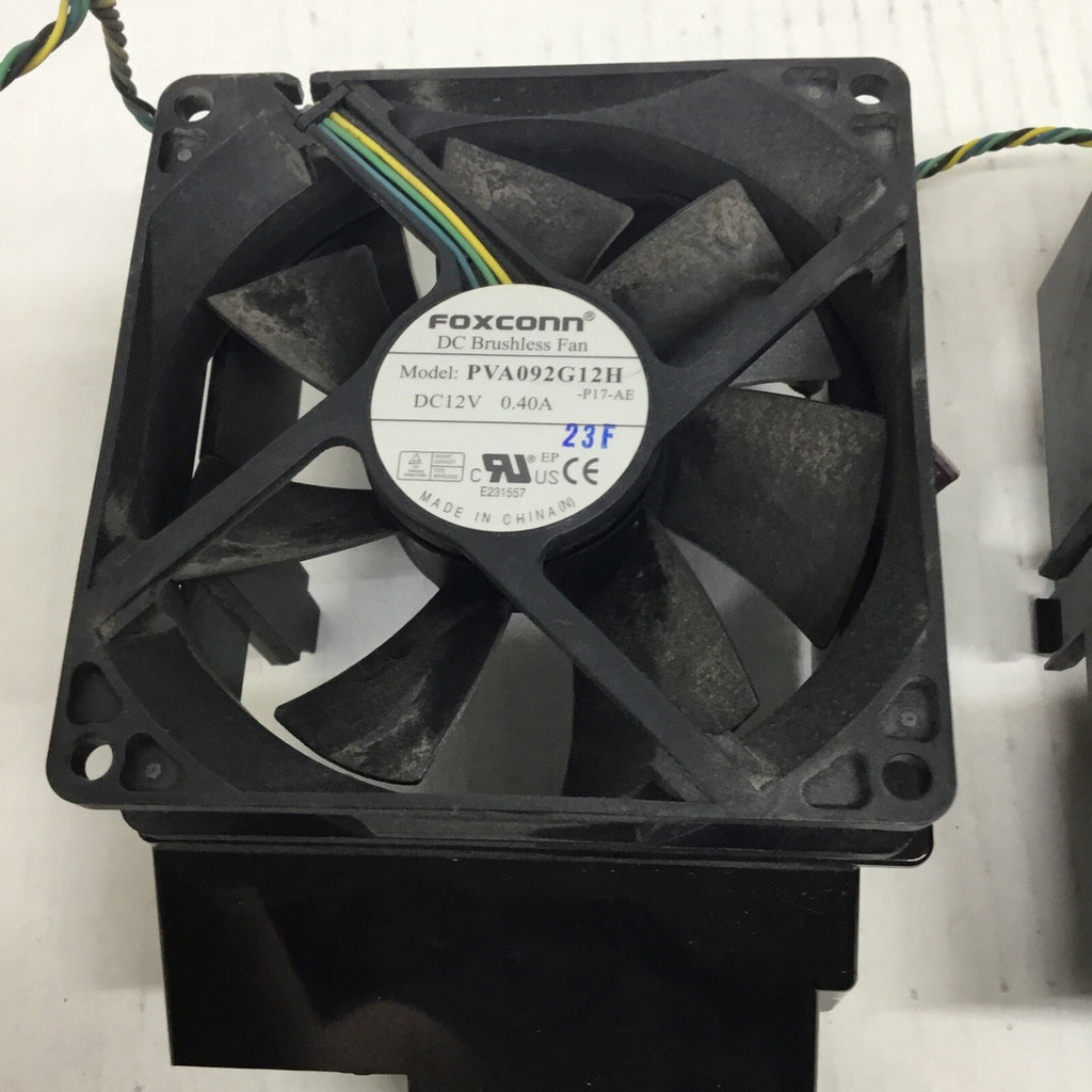 Lot of 2 HP PVA092G12H Cooling Fan & Shroud
