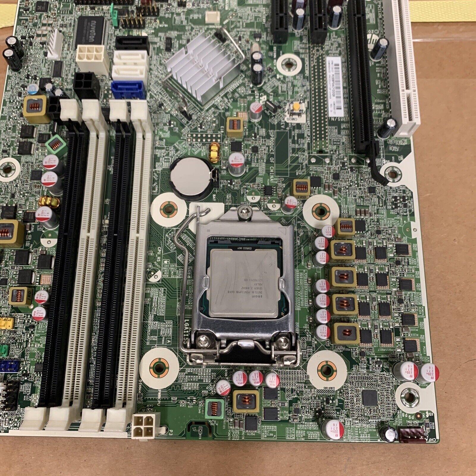 HP Pro 6300 SFF Desktop Motherboard 656934-001 657239-001 With Intel G640 CPU