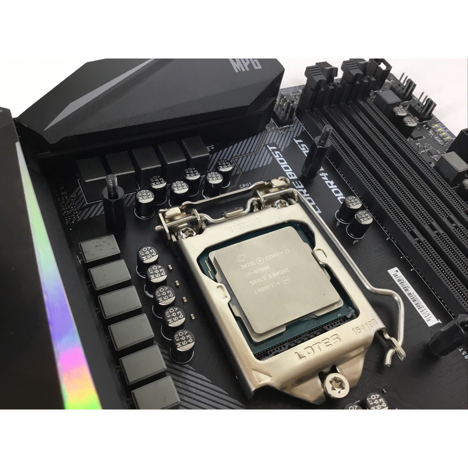 MSI MPG Z390 GAMING EDGE AC Motherboard w/ Intel Core i7-9700k Processor CPU